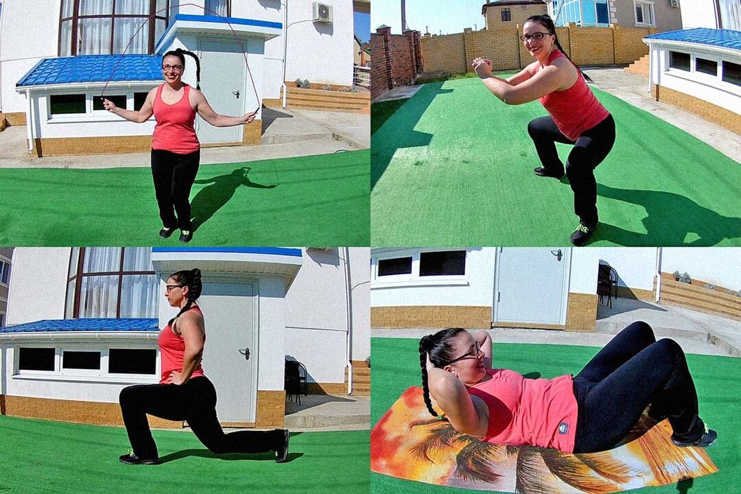 Types of exercises for weight loss